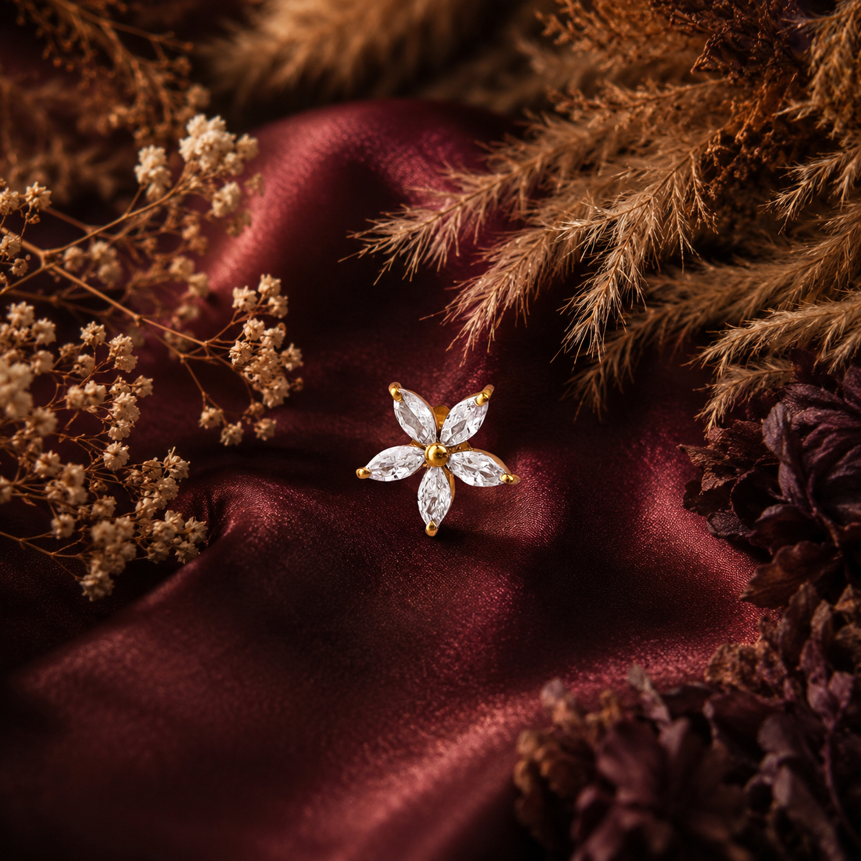 Hima Tara Nose Pin