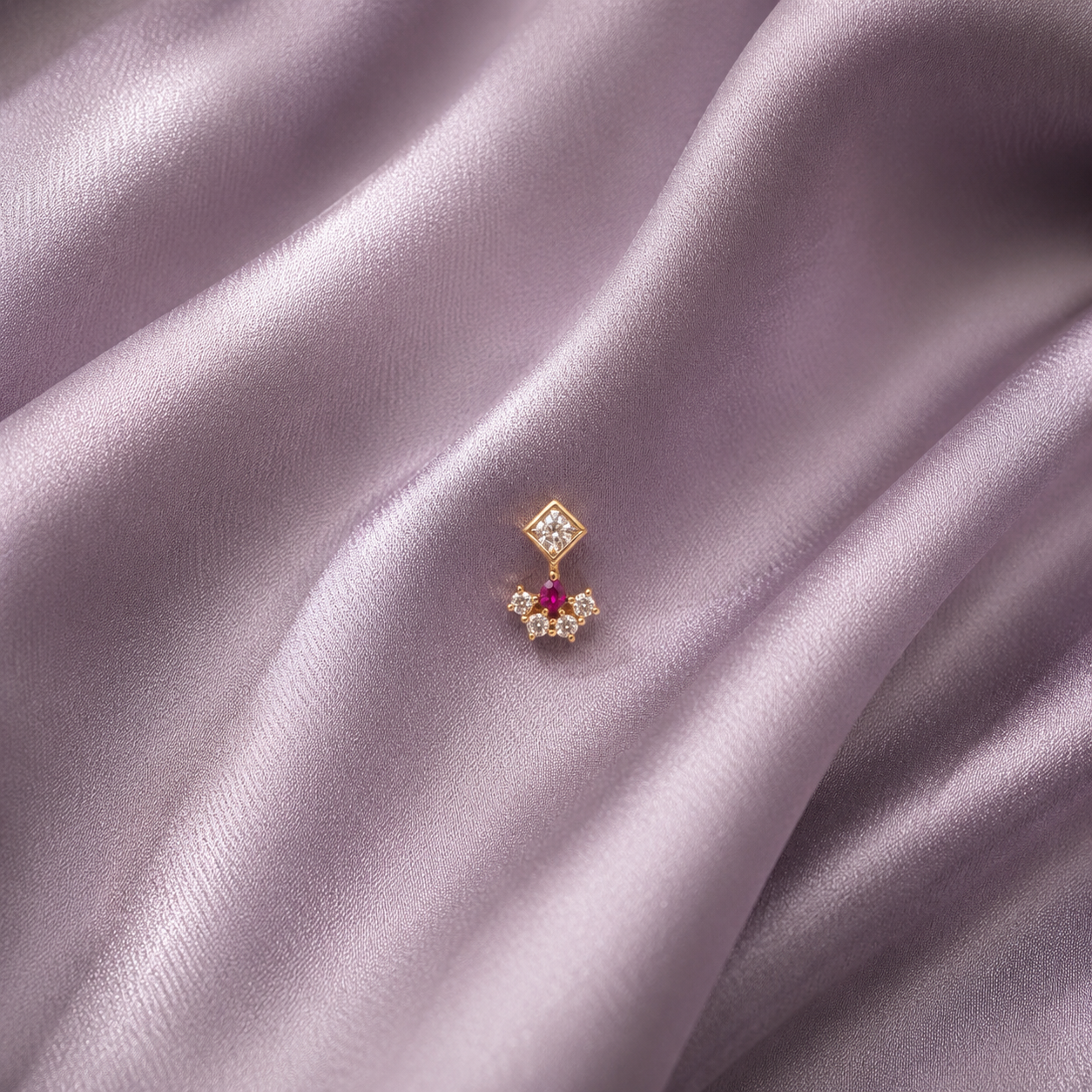 Liora Stick On [pink & white]