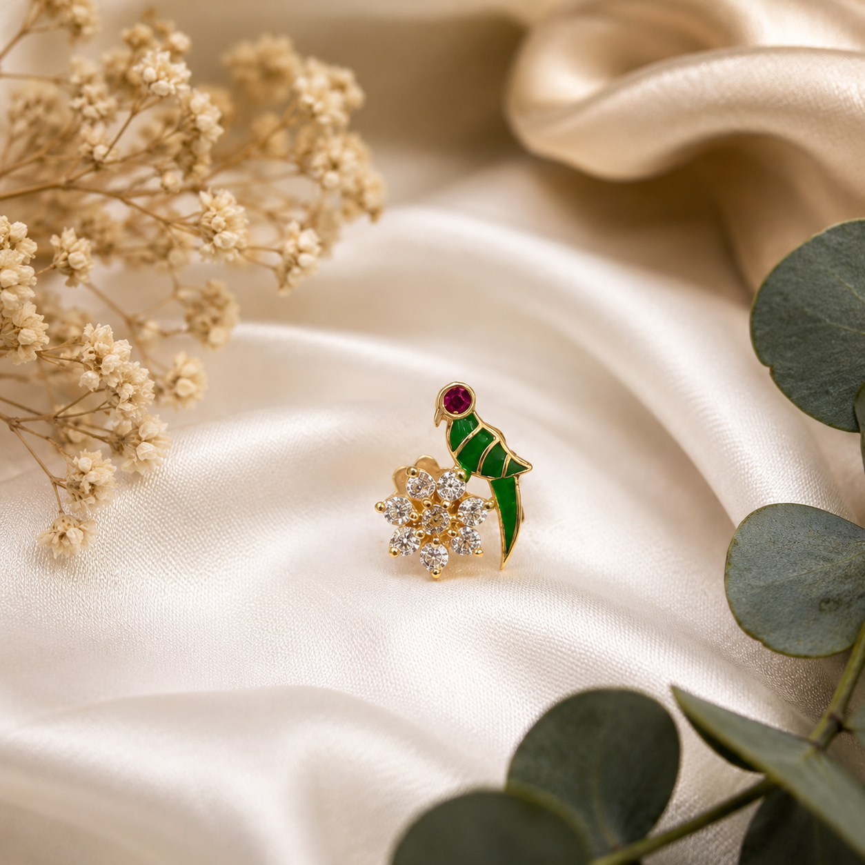 Kili Kusuma Nose Pin