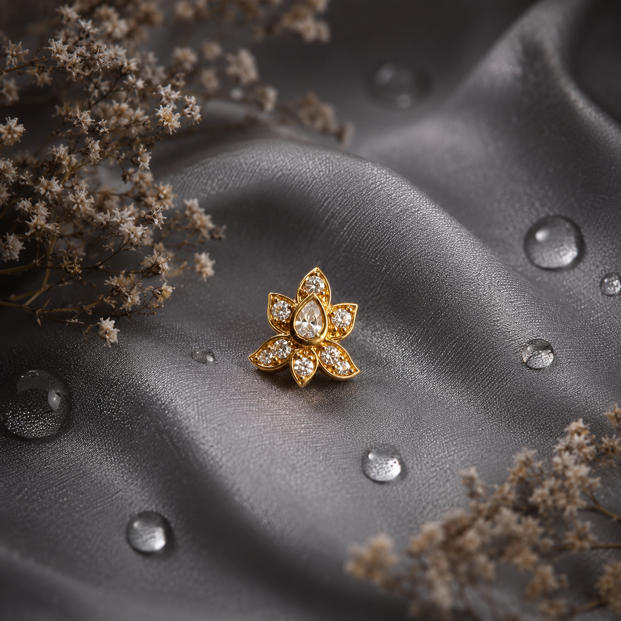 Shriroopa Nose Pin [white]
