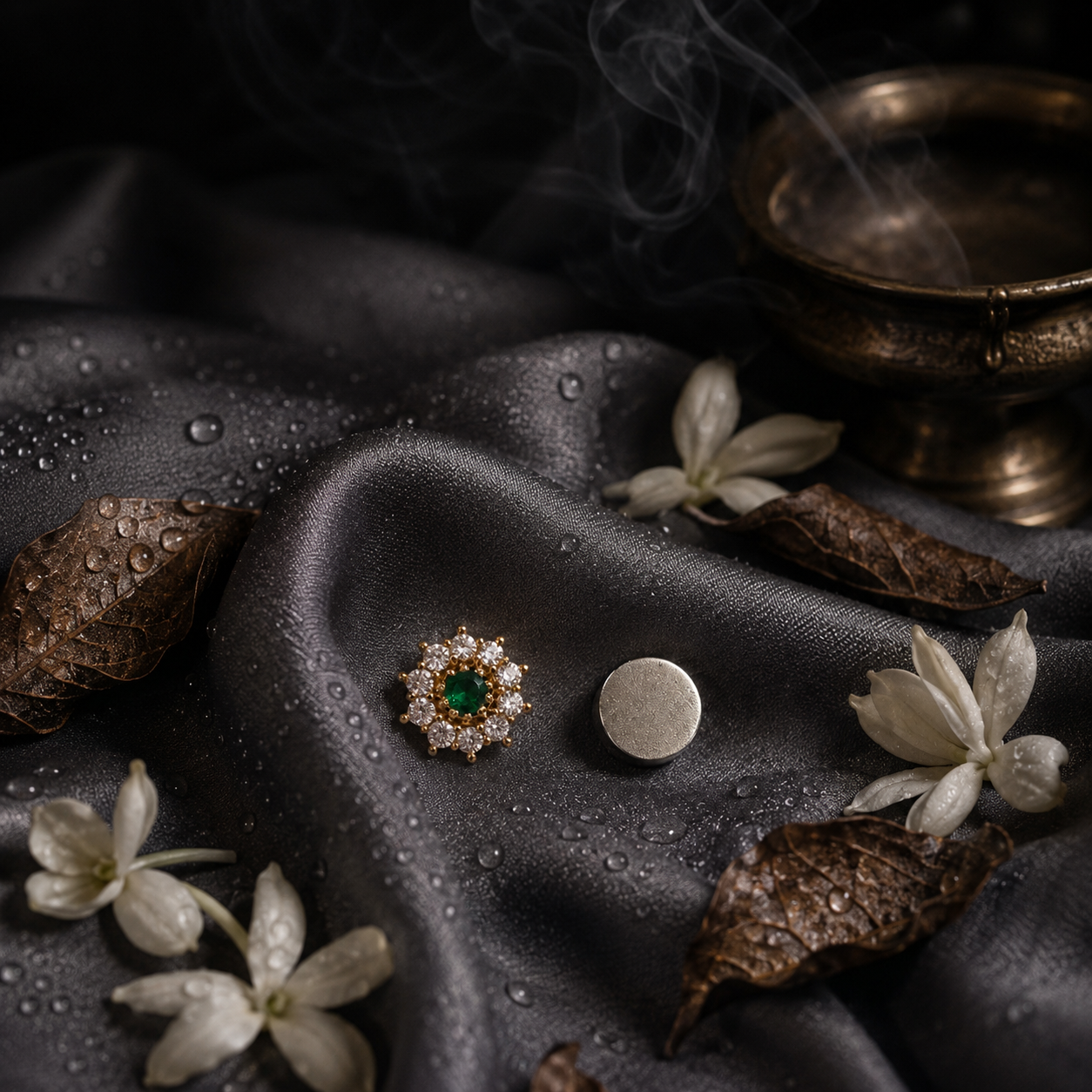 Vasundhara Magnetic Nose Pin